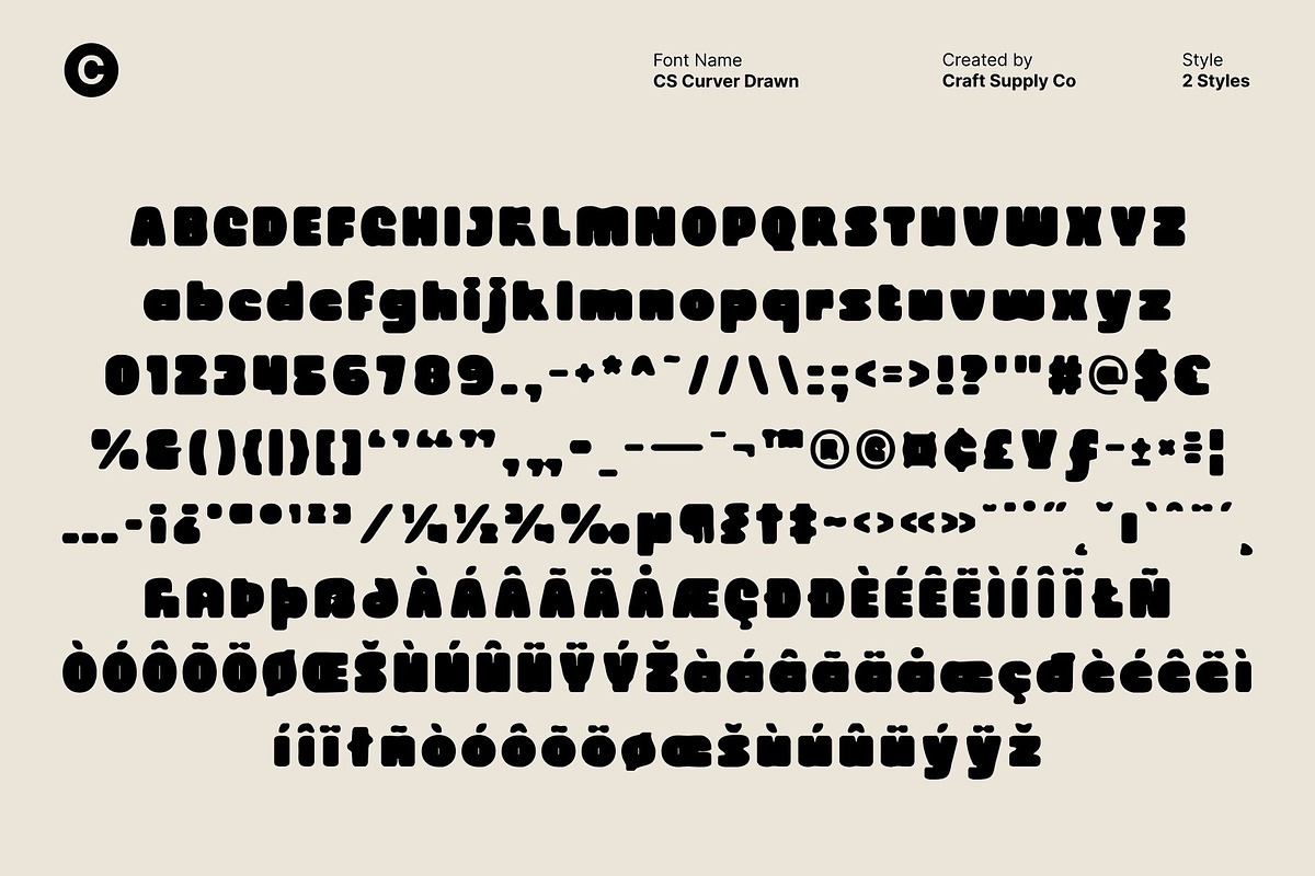CS Culver Drawn, a Sans Serif Font by Craft Supply Co. (Photo 8 of 8)