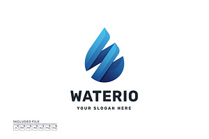 Drop Water Logo Icon Design Vector, a Branding & Logo Template by yuanesei