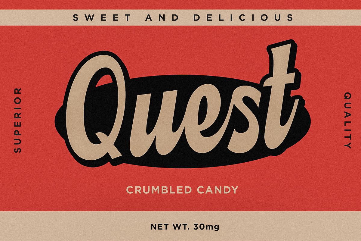 Mister Quenos - Vintage Script Font preview 5