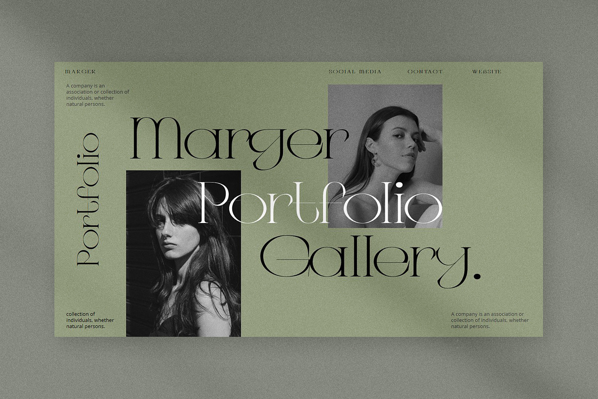 Marger Presentation Template preview 2