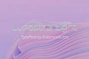 Lunastral Light, a Sans Serif Font by OceaneM (Thumbnail 1 of 8)