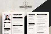Creative Resume/Cv Template, a Resume Template by ResumeInventor (Thumbnail 2 of 7)