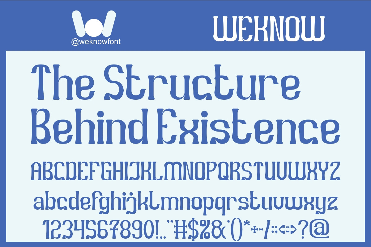 Already Know font, a Sans Serif Font by weknow (Photo 3 of 8)