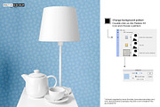 Lamp and Tea Set Mockup, a Cups & Container Mockup by Pret-a-Mockup (Thumbnail 5 of 9)