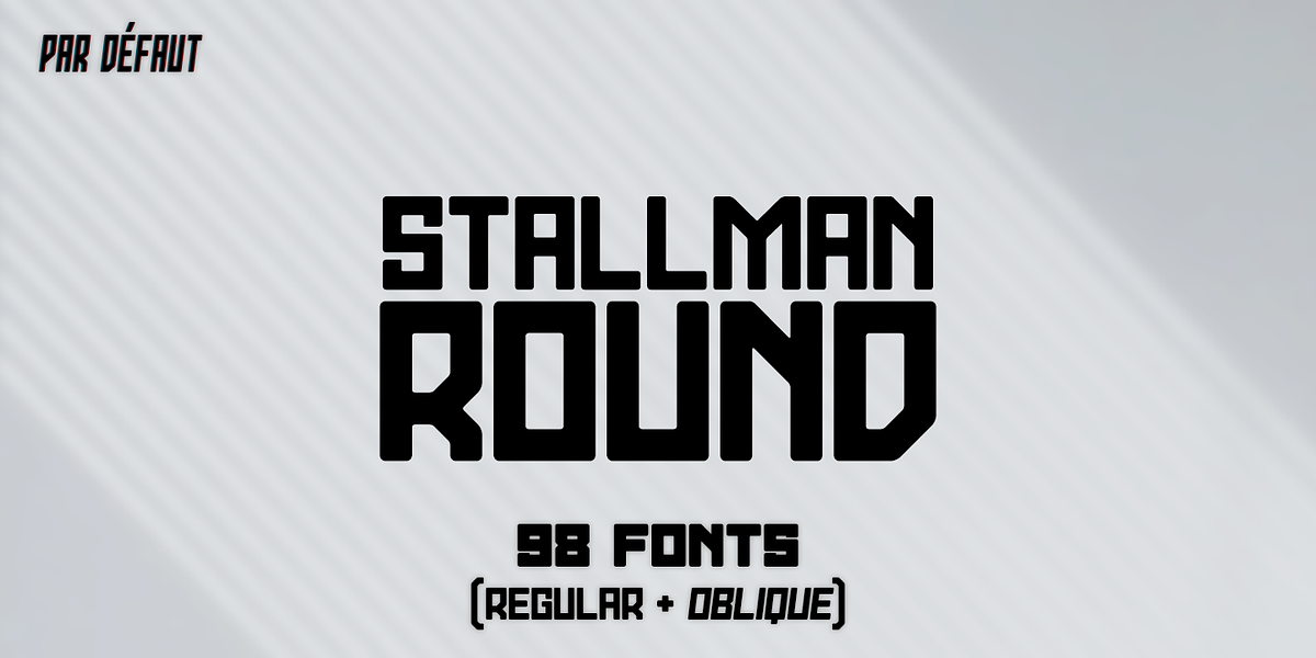Stallman Round, a Sans Serif Font by Par Défaut (Photo 1 of 7)