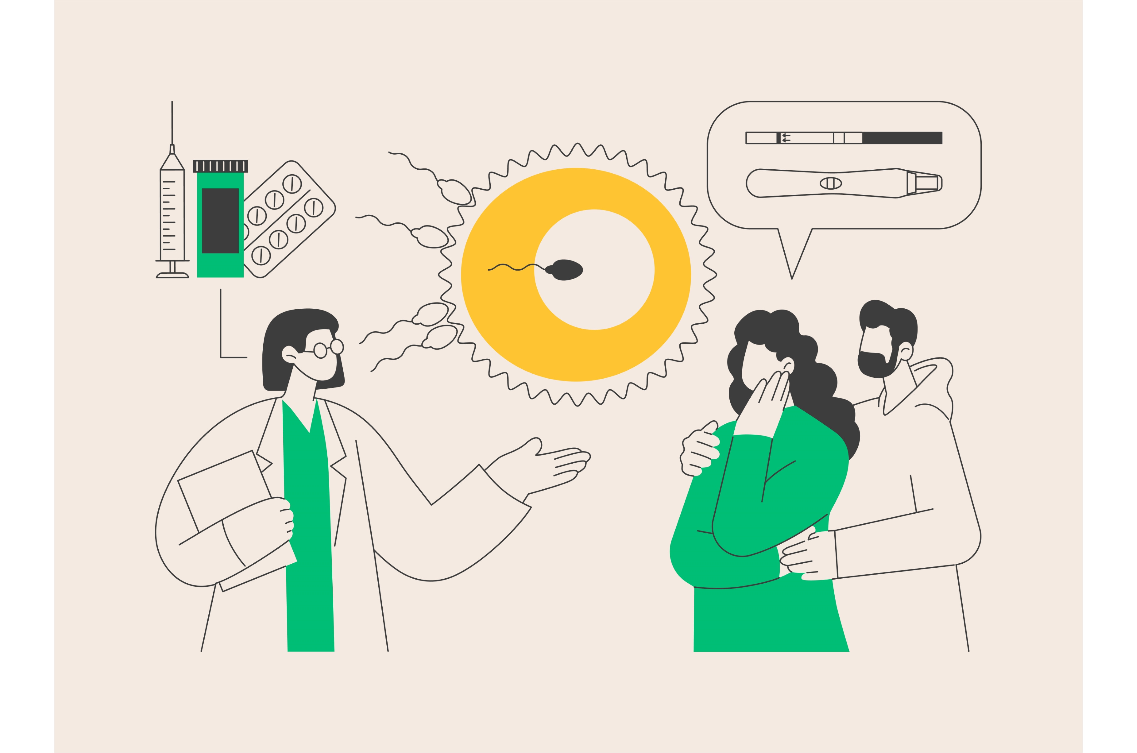 Assisted reproductive technology, a Person Illustration by Visual ...