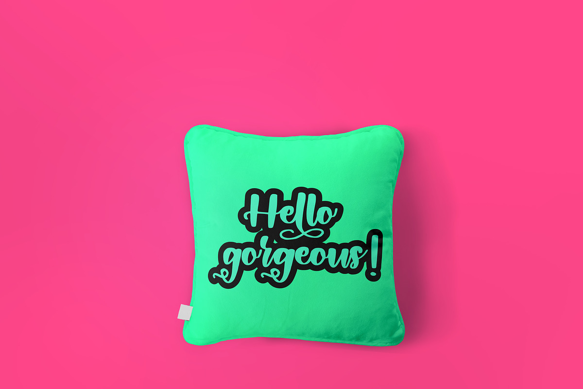 Hey Prettiness! Font + Bonus Vectors preview 2