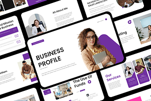 Company Profile Powerpoint Template, a Presentation Template by Hammad Arif