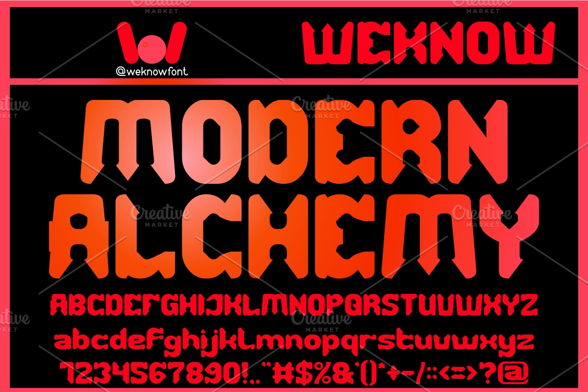 The Alchemist font, a Font by weknow (Photo 5 of 8)