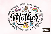 Retro Mothers Day, Mama Heart, Mom, an Illustration by Creative Art (Thumbnail 1 of 3)