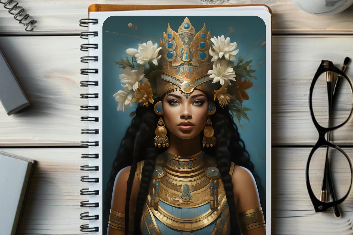 AFRO AMERICAN GODDESS JUNK JOURNAL, a Person Illustration by Daring Digies (Photo 6 of 6)