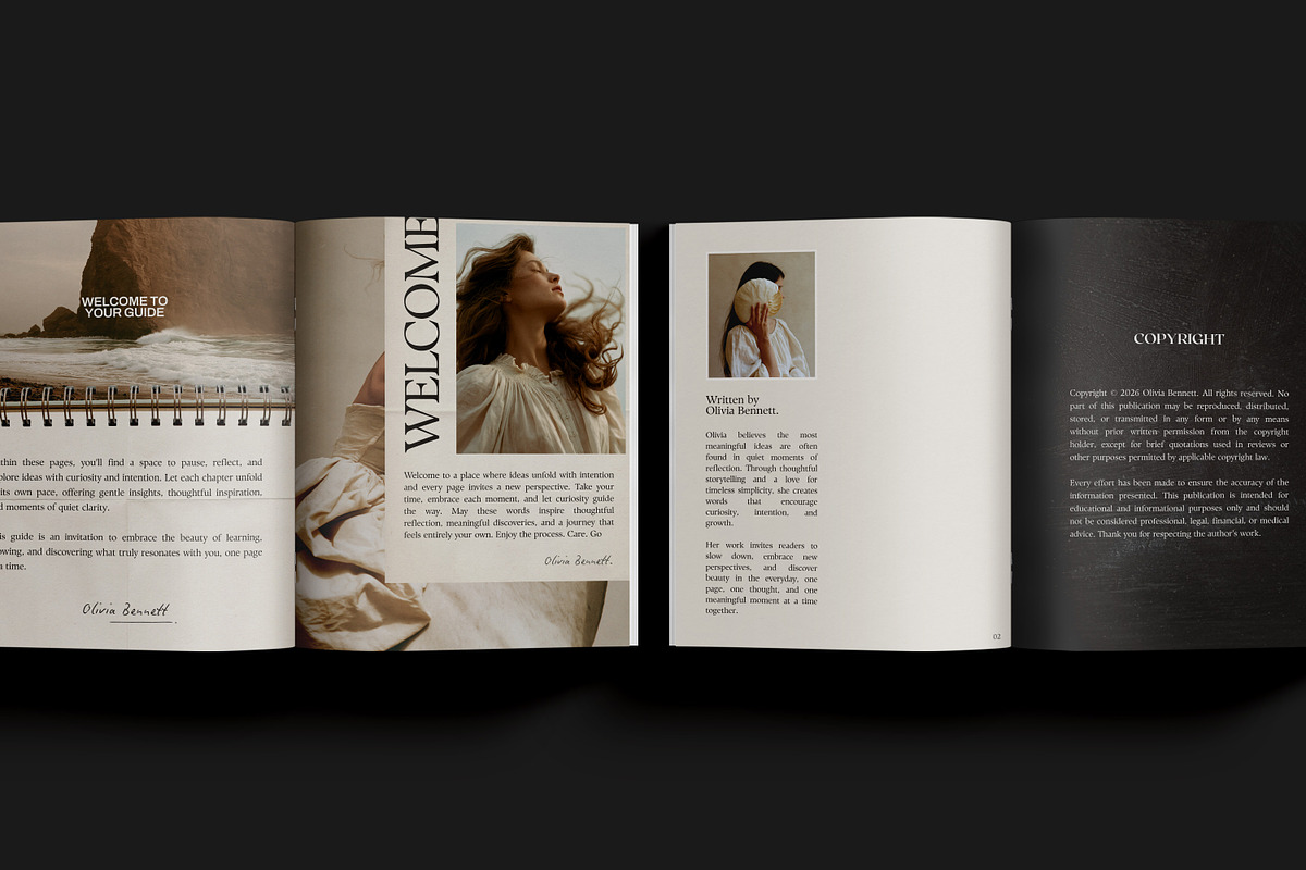 Editorial Ebook Templates for Canva, a Magazine Template by Wildnun Studio (Photo 4 of 18)