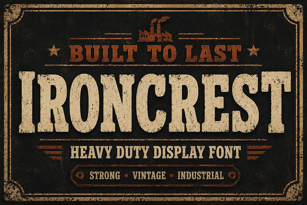 Ironcrest, a Slab Serif Font by Wow Magic (Photo 4 of 4)