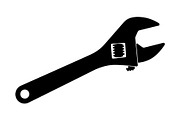 Adjustable Wrench Silhouette, a Graphic by hafijul (Thumbnail 7 of 10)