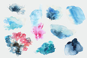 Watercolor Abstract Coral Shapes, an Illustration by Kolorata Art (Thumbnail 4 of 9)