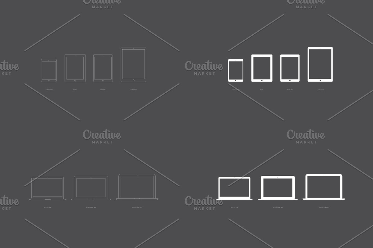 Apple Device Wireframe Mockups, an iPhone Mockup by blooon (Photo 7 of 8)