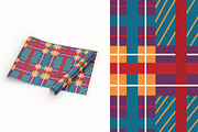 Checkered & Plaid vector patterns, a Pattern Graphic by Carpet Tapete Pretzel (Thumbnail 11 of 13)