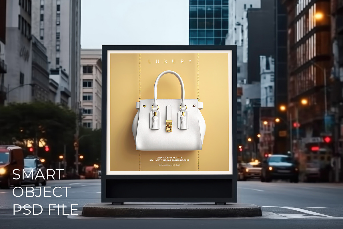 20 Street Poster and Banner Mockups, an Advertising Mockup by optimism (Photo 9 of 21)