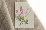 Wildflower watercolor floral clipart, a Decorative Illustration by ReachDreams (Thumbnail 10 of 10)