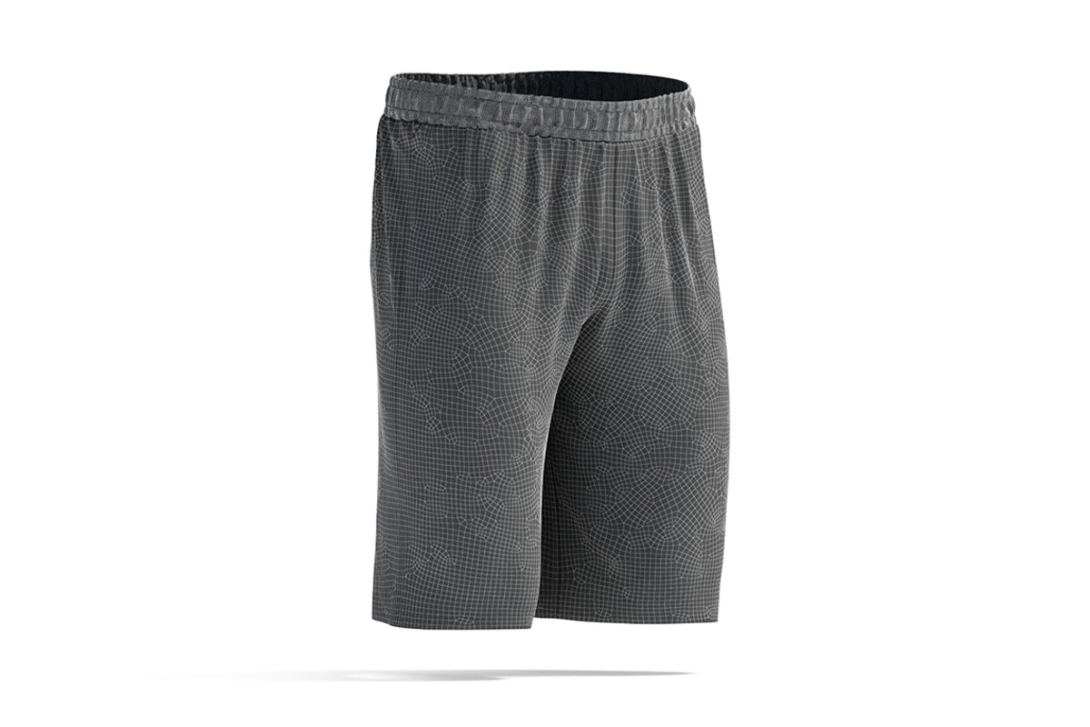 Black Sport Soccer Shorts 3D Model, an Object 3D Model by rebrandy (Photo 7 of 9)