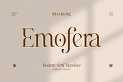 Emofera | Modern Serif Font, a Serif Font by The_Type (Thumbnail 1 of 12)