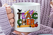 Halloween Teacher Sublimation PNG, a Healthcare Illustration by Rose Art (Thumbnail 5 of 5)