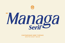 MN Managa Serif - Contemporary Serif