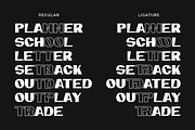 Trenty Display Logo Font, a Sans Serif Font by Artiveko (Thumbnail 6 of 8)