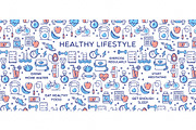 Healthy Lifestyle Illustration, a Food Illustration by introwiz1 (Thumbnail 3 of 3)