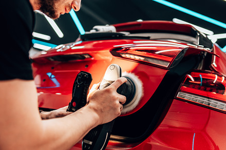 Car polishing and detailing, a Transportation Photo by REDDOT Studio