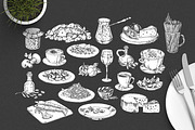 Italian dishes and ingredients, a Food Illustration by Evgeniia Lanskikh (Thumbnail 5 of 5)