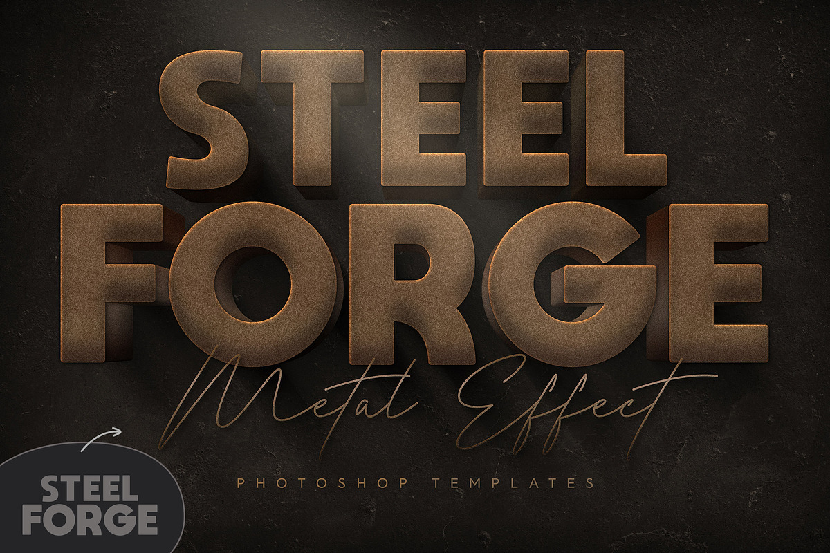Rusty Metal Text Effects, a Layer Style Add-On by Andrew Skoch Design (Photo 6 of 9)