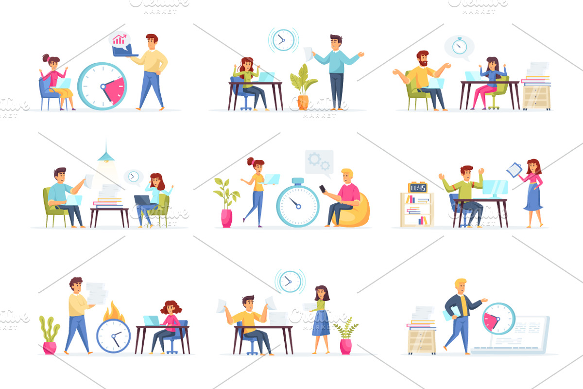Flat Concepts Illustrations, a Finance Illustration by alexdndz (Photo 8 of 21)