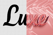 Luxe 3D editable text effect, a Layer Style Add-On by Hello Muh (Thumbnail 2 of 2)