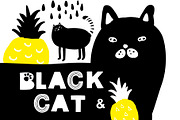 Korean cats, a Pattern Graphic by eka panova (Thumbnail 1 of 8)