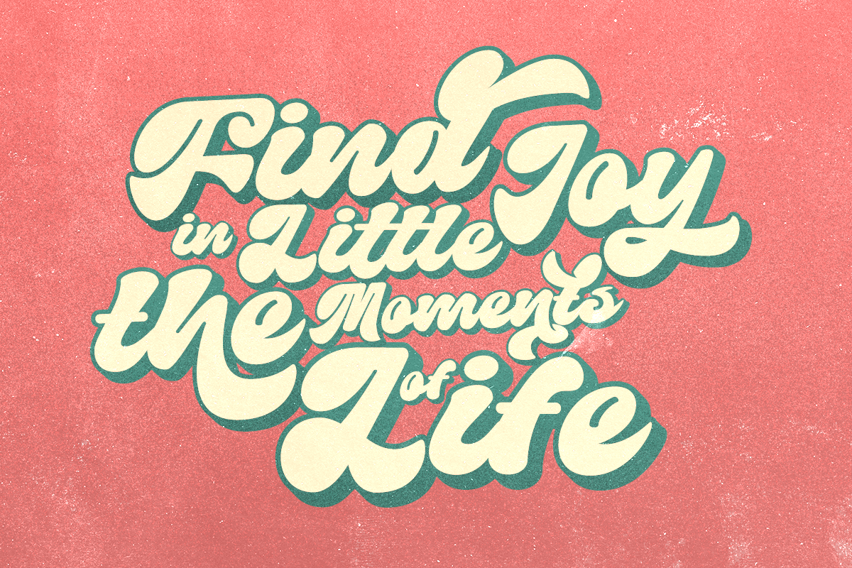 Flicking - Groovy Retro (Shadow), a Script Font by Dharmas Foundry (Photo 11 of 13)