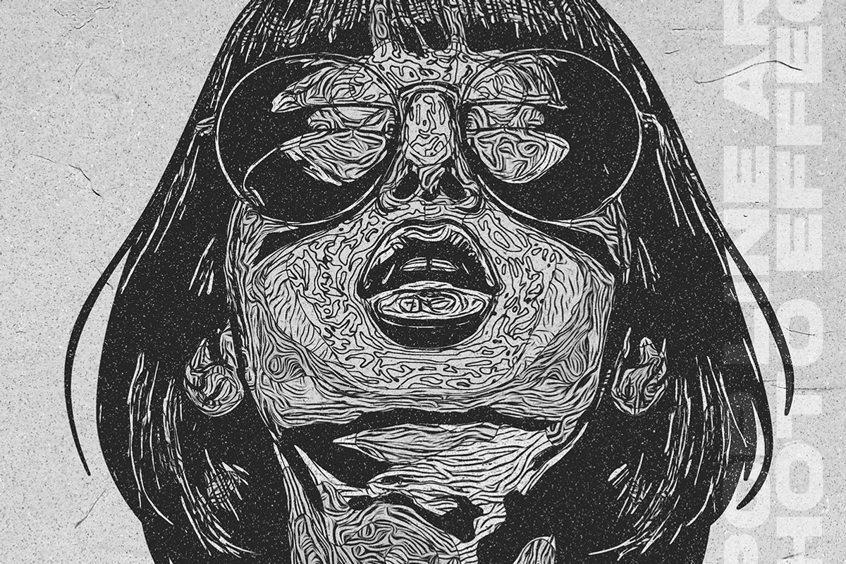 Pop Line Art Photo Effects, an Action Add-On by Amorjesu.com (Photo 21 of 43)