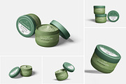 Cosmetic Jar Mockup, a Packaging Mockup by Indah (Thumbnail 1 of 6)