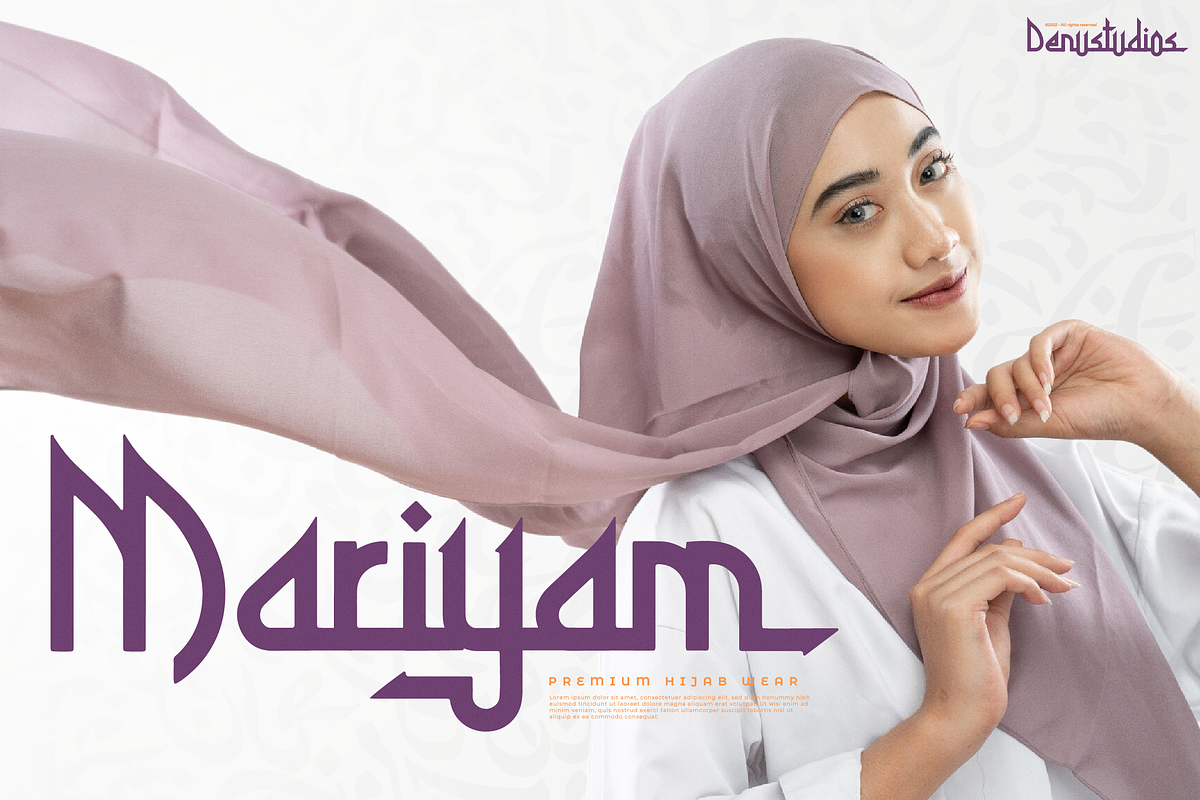 Salafushalih | Modern Arabic Font, a Script Font by Denustudios (Photo 8 of 12)
