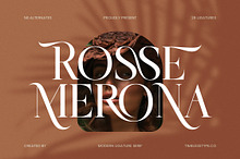Rosse Merona Modern Serif Font