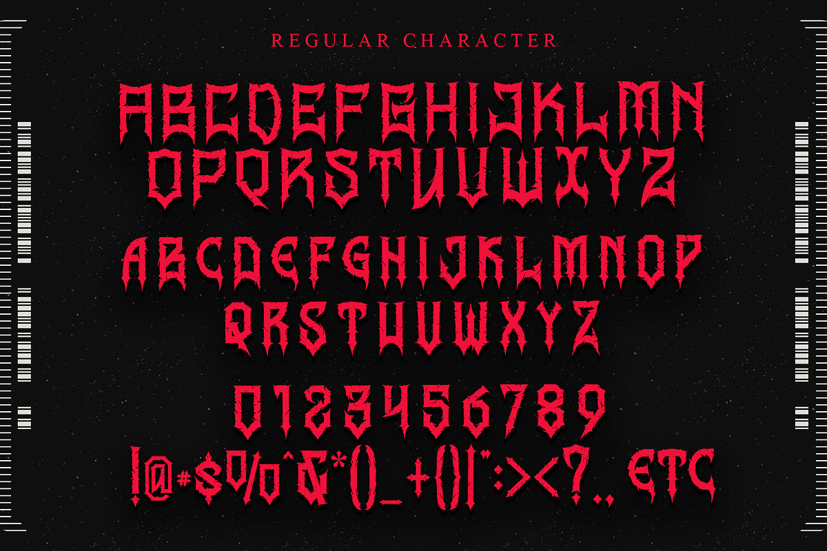 Ravenmorth – Black Metal Gothic Font, a Blackletter Font by Letterara (Photo 8 of 11)