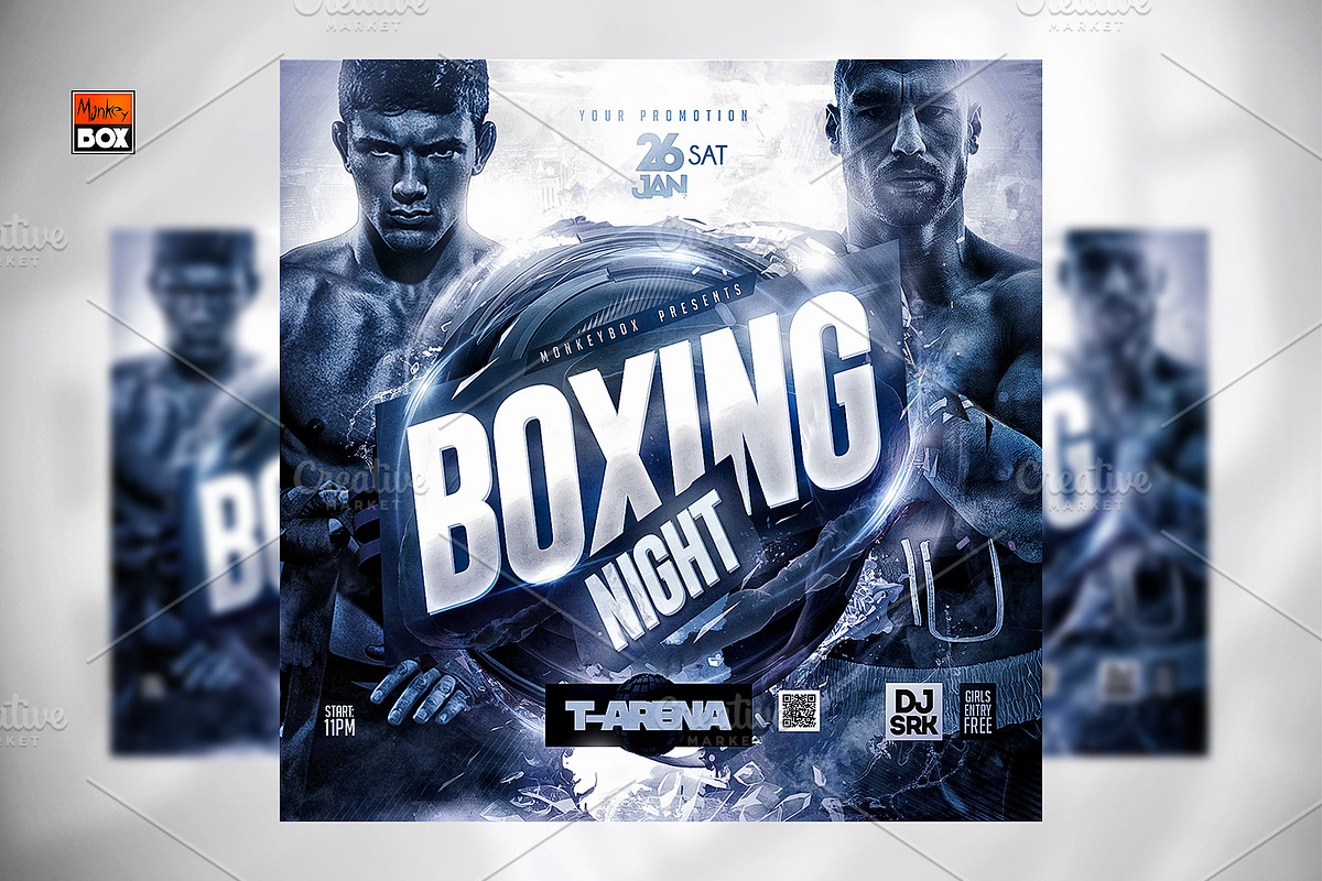 Boxing Tournament Flyer, a Flyer Template by MonkeyBOX (Photo 1 of 4)