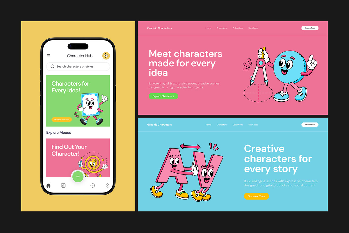 85 Flat Graphic Design Bundle, an Object Illustration by Vectors Market (Photo 4 of 9)