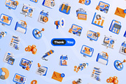 Business 3D Icons, an Object 3D Model by Rakata Studio (Thumbnail 6 of 7)