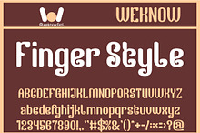 Finger Style font