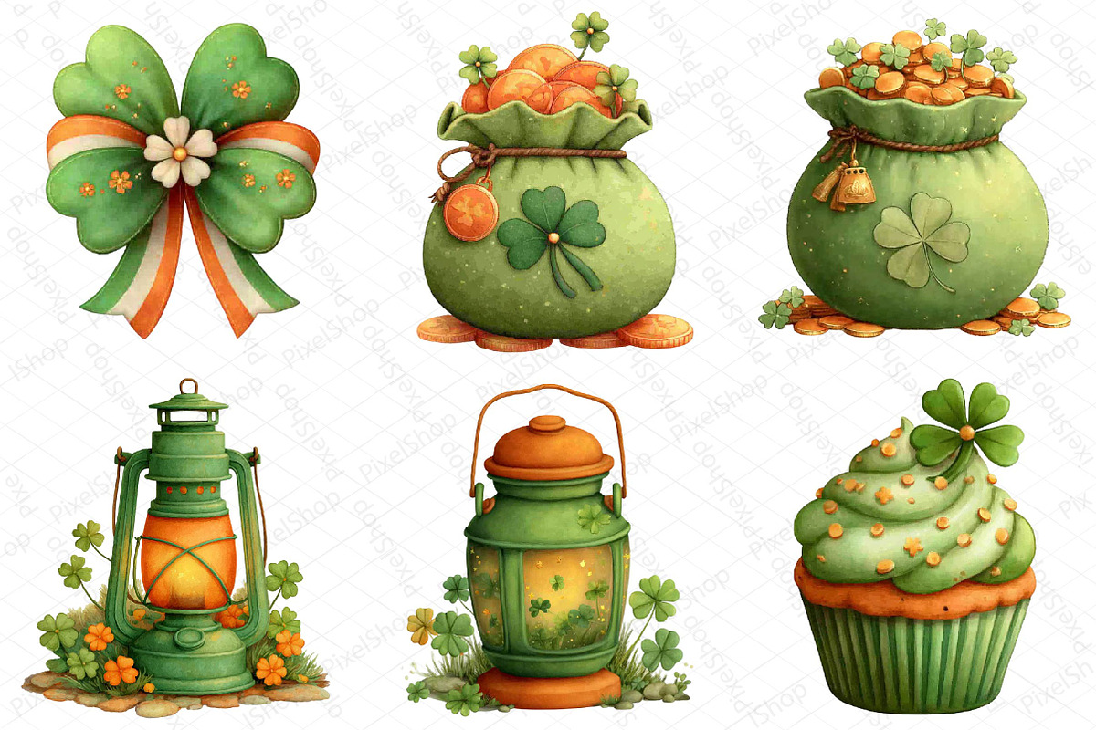 St Patrick's Day Clipart Bundle, an Illustration by DreamPrint404 (Photo 3 of 6)