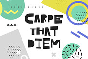 Cutout - bold uppercase font, a Script Font by Favete Art (Thumbnail 7 of 11)