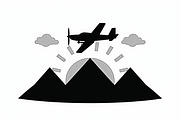 Adventure Plane Mountain Bundle, an Illustration by hafijul (Thumbnail 2 of 9)