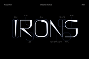 KOYSAN — Display font, a Sans Serif Font by Viktor Pesotsky | Fonts (Thumbnail 6 of 16)