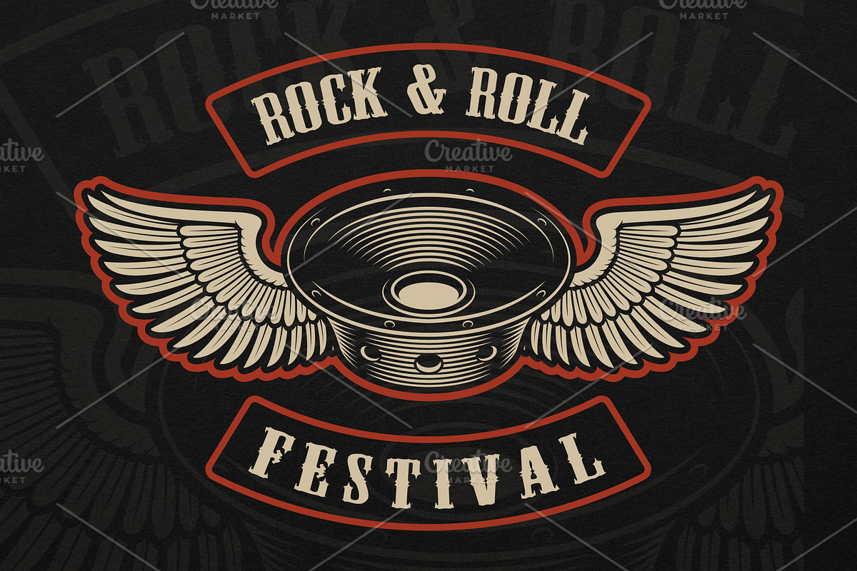Rock and Roll Illustrations Bundle, an Illustration by Natali_ (Photo 5 of 7)